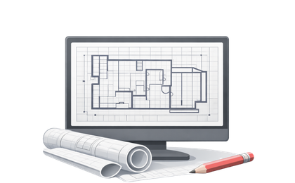 Archivio CAD con file tecnici degli immobili